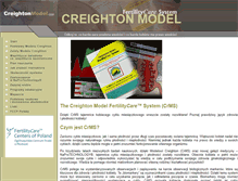 Tablet Screenshot of creightonmodel.pl