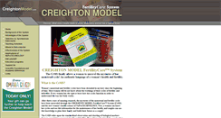 Desktop Screenshot of creightonmodel.com